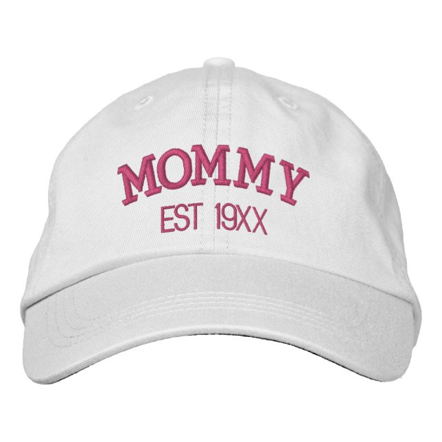 Boné Presente Personalizado do Dia das Mães Mamãe Texto (Frente)