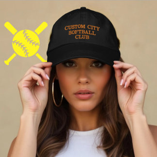 Boné Presente personalizado do jogador do Softball Club