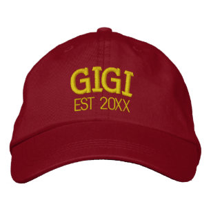 Boné Presente Personalizado para Avó Gigi com Texto Cus
