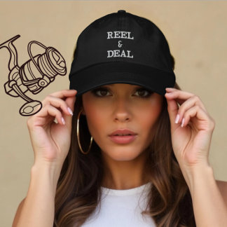 Boné Presente personalizado para rolo de pesca e venda 
