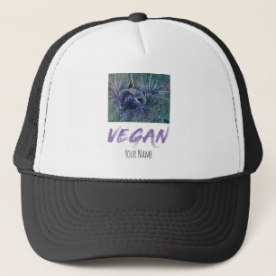 Boné Presente Vegan Red Cabbage Vintage