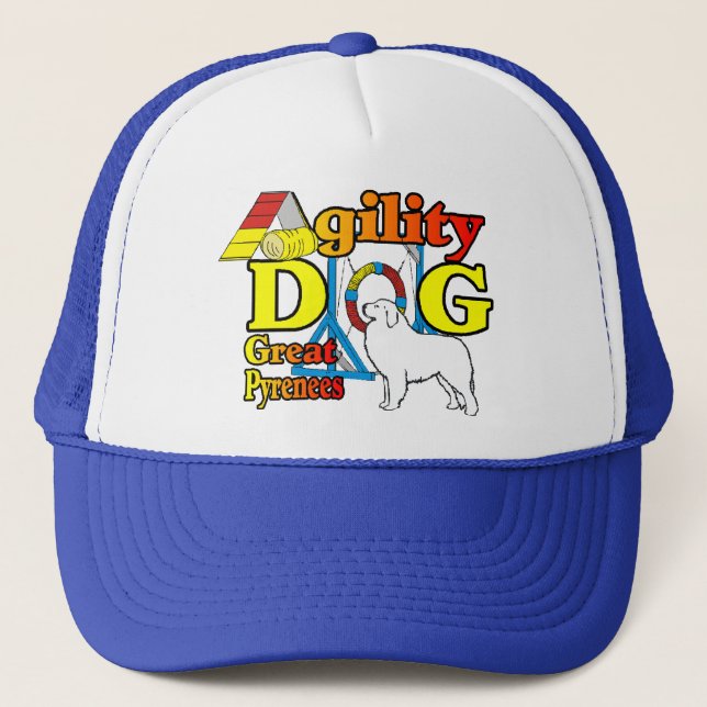 Boné Presentes de Agilidade dos Pirenéus excelentes (Frente)