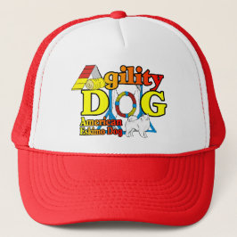 Boné Presentes de agilidade no cão esquimó americano
