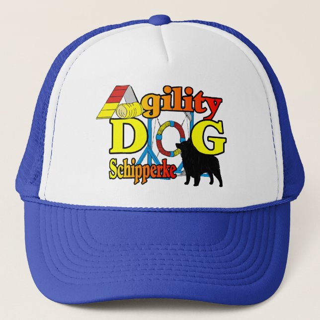 Boné Presentes de Agilidade Schipperke (Frente)