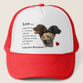 Boné Presentes de Arte Labrador Retriever