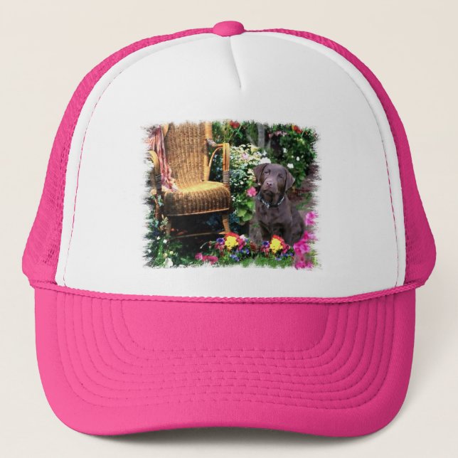 Boné Presentes de Arte Labrador Retriever (Frente)