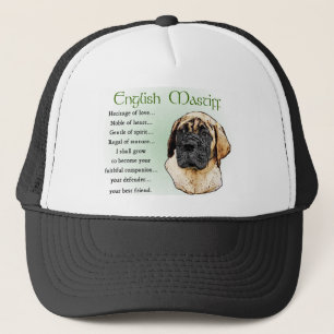 Boné Presentes de Arte Mastiff Inglês