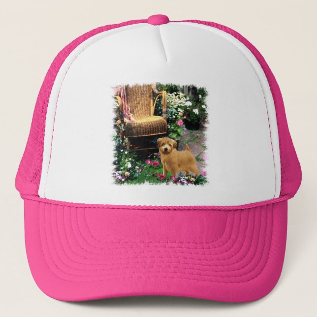 Boné Presentes de Arte Norfolk Terrier (Frente)