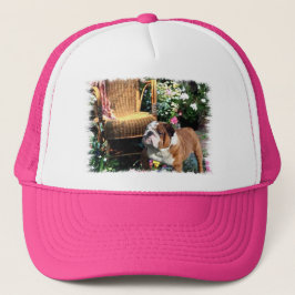 Boné Presentes de Arte para Bulldog Inglês