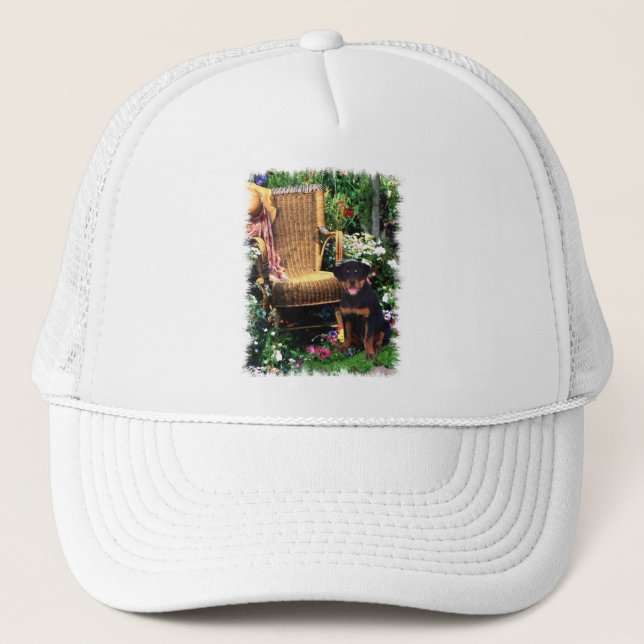 Boné Presentes de Arte Rottweiler (Frente)