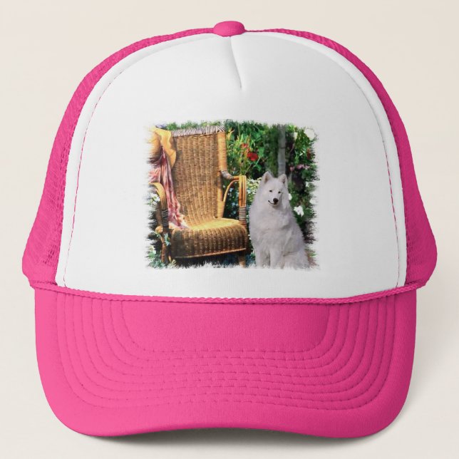 Boné Presentes de Arte Samoyed (Frente)