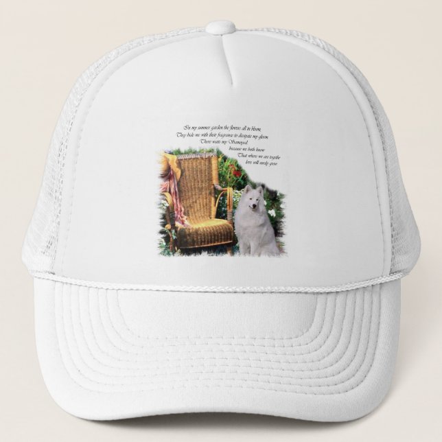 Boné Presentes de Arte Samoyed (Frente)