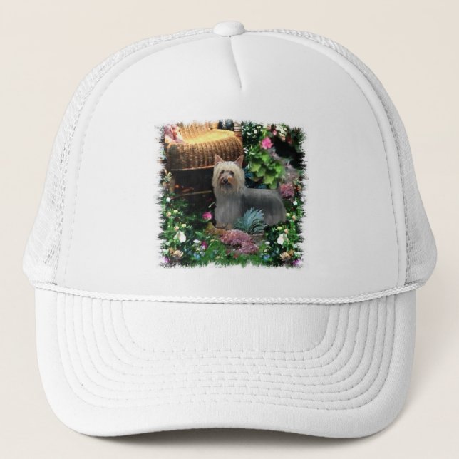 Boné Presentes de Arte Silky Terrier (Frente)