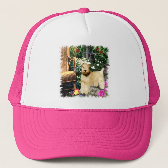 Boné Presentes de Arte Terrier, de Rodas Revestidas Mac (Frente)