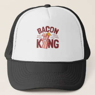 Boné Presentes de bacon King Meat Lover para Men Boy