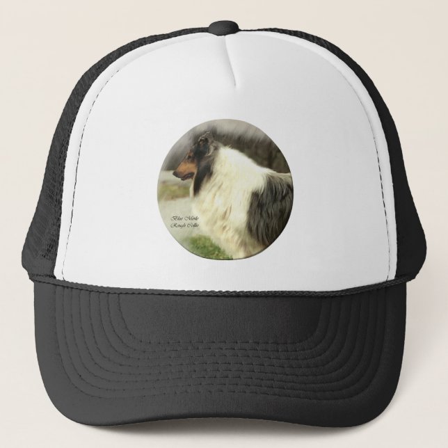 Boné Presentes de Collie Rough Rough Blue (Frente)