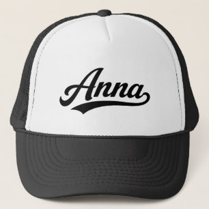Boné Presentes de família por último nome primeiro Anna