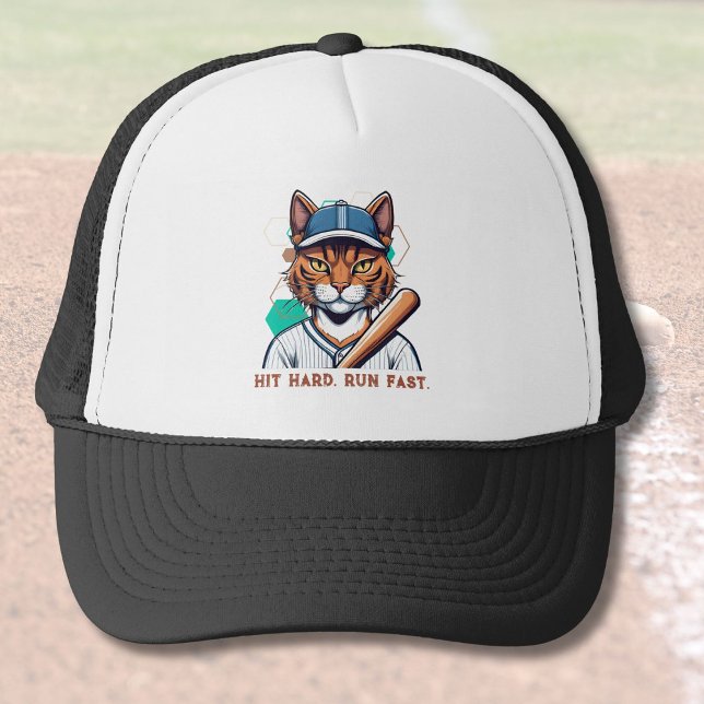 Boné Presentes de Gato legal para Jogadores de Beisebol (Cool Cat Gifts for Baseball Players Lovers Coaches)