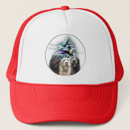 Boné Presentes de Natal Labradoodle