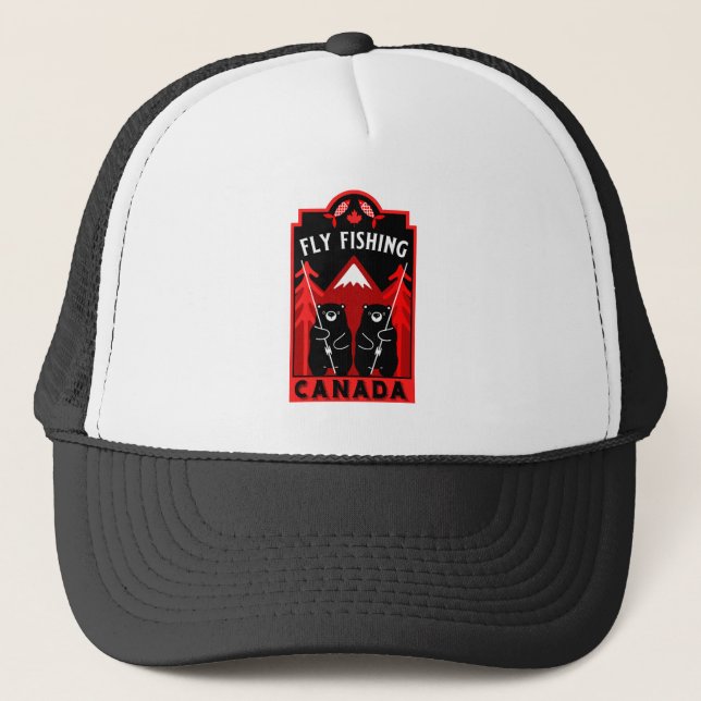 Boné Presentes de pesca canadianos (Frente)
