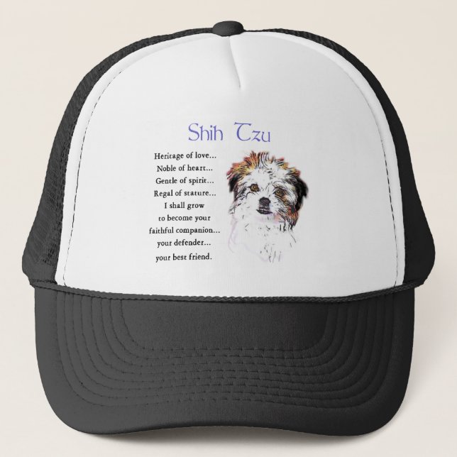 Boné Presentes de Shih Tzu Lovers (Frente)