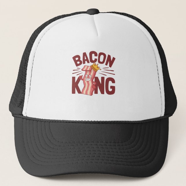 Boné Presentes de Sobrecarga de Carne do Bacon King par (Frente)