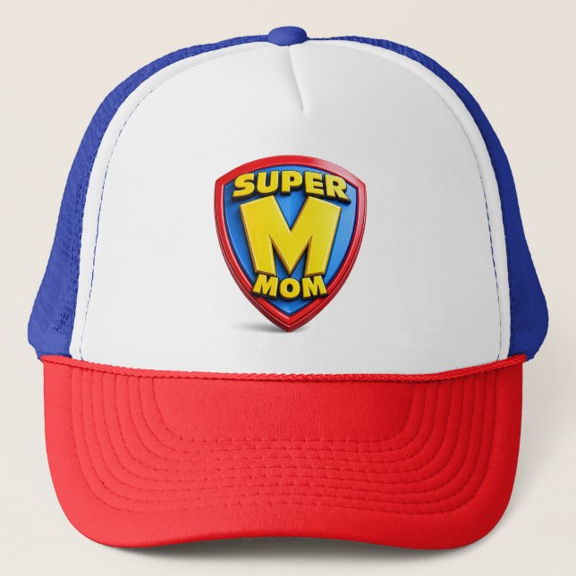 Boné Presentes de Super Mãe para Super Mães (Frente)
