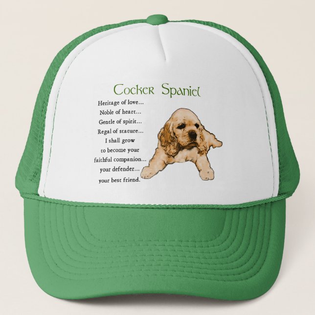 Boné Presentes do Cocker Spaniel (Frente)