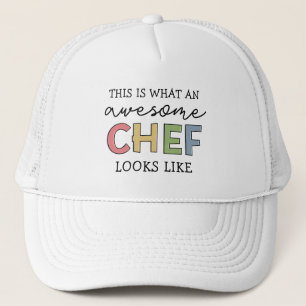 Boné Presentes incríveis de chef Melhor Chef Engraçad