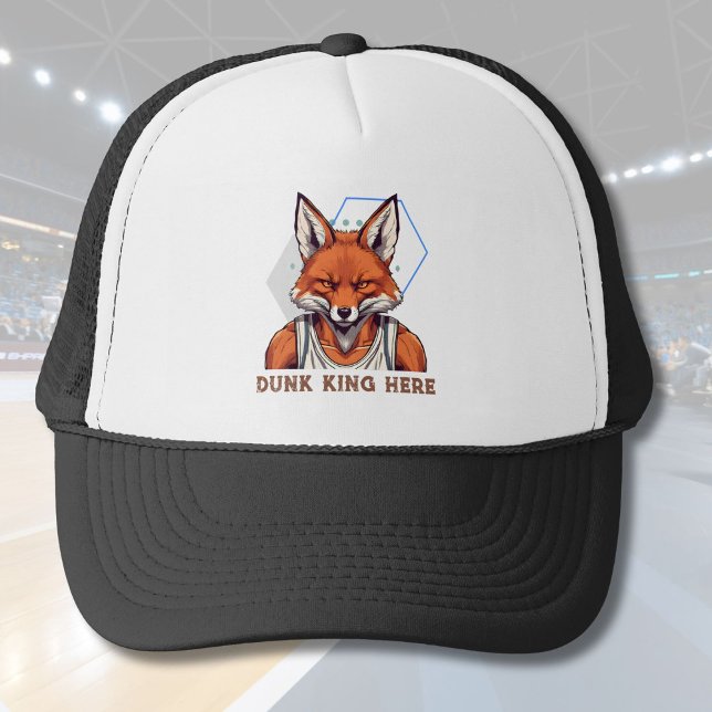 Boné Presentes legal na Fox para amantes de basquetebol (Cool Fox Gifts for Basketball Lovers Coach Fans)