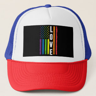Boné Presentes Orgulho Gay Homens Mulheres LGBT Bandeir