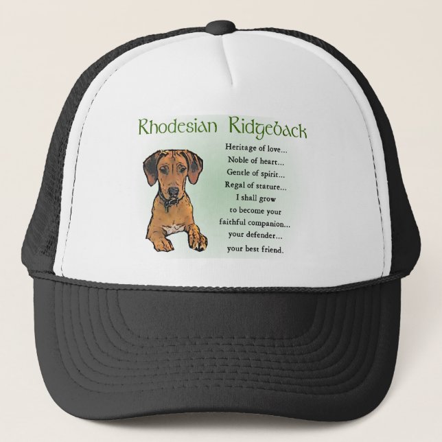Boné Presentes Ridgeback da Rodésia (Frente)