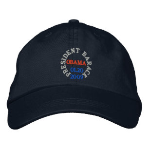BONÉ PRESIDENTE BARACK OBAMA INAUGURATION HAT