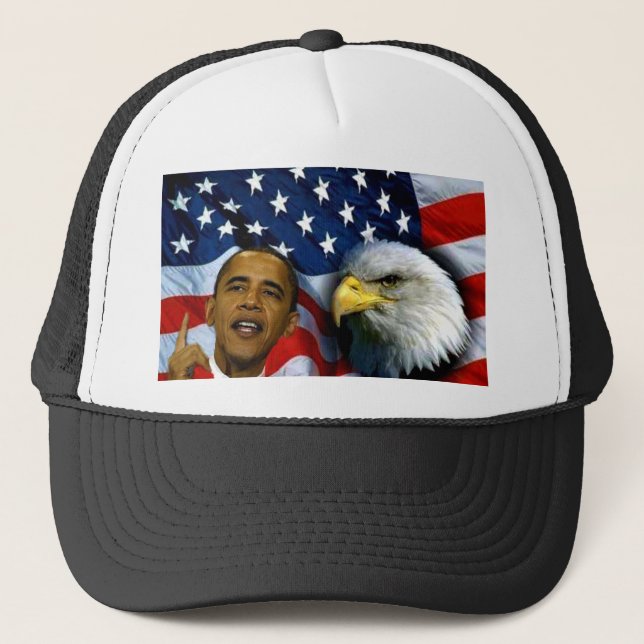 Boné Presidente Barack Obama, Visões e Sonhos_ (Frente)