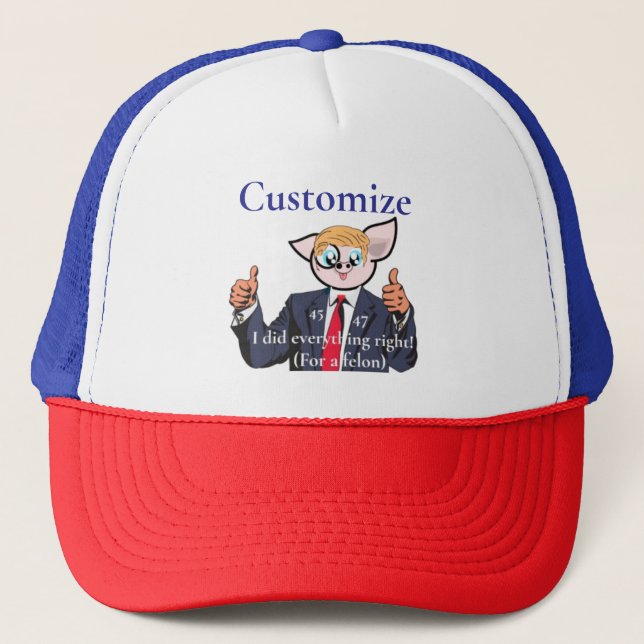 Boné Presidente Criminoso Thunder_Cove (Frente)