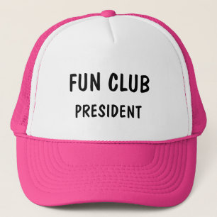 Boné presidente do clube do divertimento