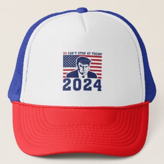 Boné Presidente Donald Trump Mugshot Hat 2024 - MAGA
