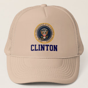 Boné Presidentes Selo Chapéu de Bill Clinton