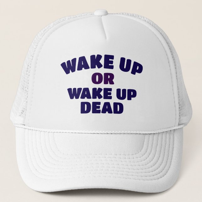 Boné Preste atenção à política e ao governo (Frente)