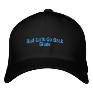 Boné Preto Bordado Bad Girls Go Backstage