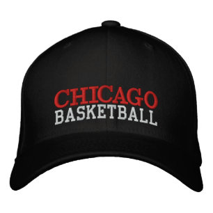 Boné preto do basquetebol de CHICAGO