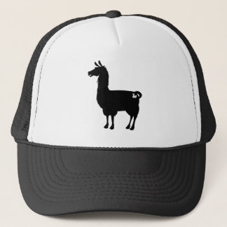 Boné preto do lama