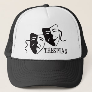 Boné preto do thespian