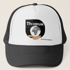 Boné preto e branco do tório
