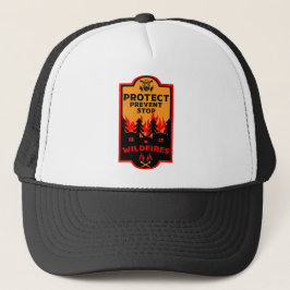 Boné Prevenção contra incêndios florestais