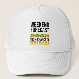 Boné Previsão de Fim de Semana - 100% de Chance de Bare