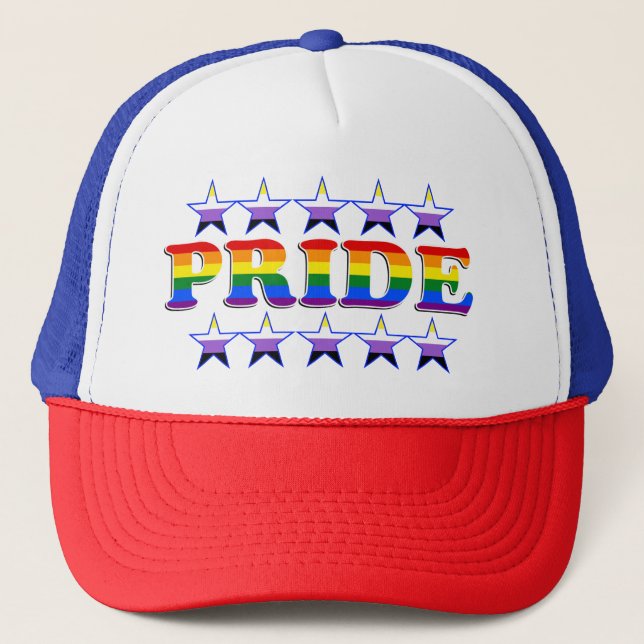 Boné PRIDE Stars Orgulho Não-Binário (Frente)
