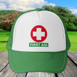 Boné Primeiros socorros - Médico - Ambulância, Ajuda<br><div class="desc">Baseball Boné/Chapéu: Primeiro Socorro - médico e ajuda,  Ambulância,  enfermeira,  médico - organizador de eventos.</div>