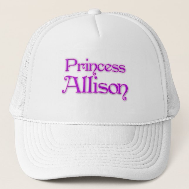Boné Princesa Allison (Frente)