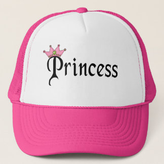 Boné Princesa Texto com Coroa